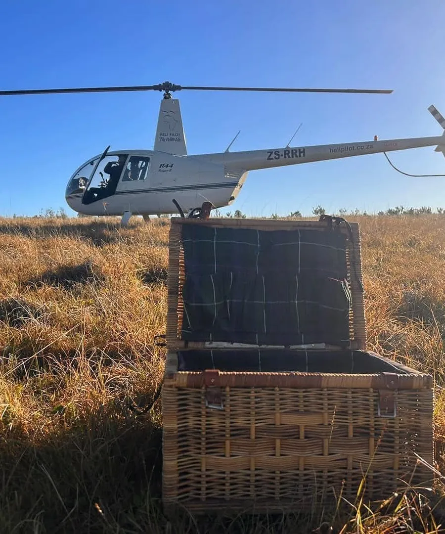 Helipilot helicopter prepared for a scenic flight