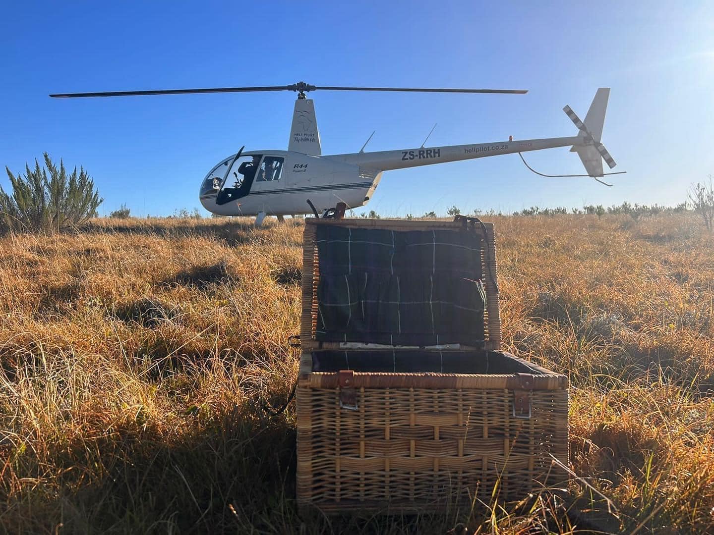 Helipilot helicopter prepared for a scenic flight