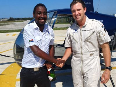 Well done to Derrick Njoka from Kenya who went solo on  14/09/2019.