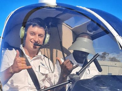 Well done to Dylan Muller (S.African) who passed his Night Rating Test on 14 July 2021