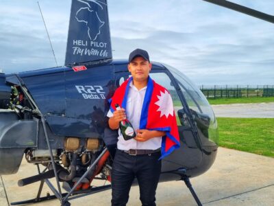 Well done to Sagar Bhakati ( Nepal) who went Solo on 14 April 2022