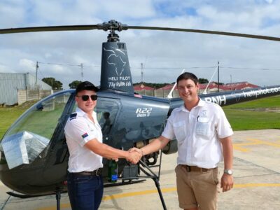 Well done to James Potgeiter (S. African) who went solo on 11 January 2023