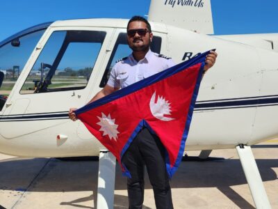 Well done to Aditya Luitel ( Nepal) who completed his CPL on 22 February 2023
